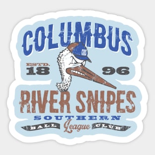 Columbus River Snipes Baseball Sticker